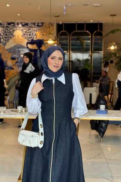 Denim Jile Gömlek Lacivert