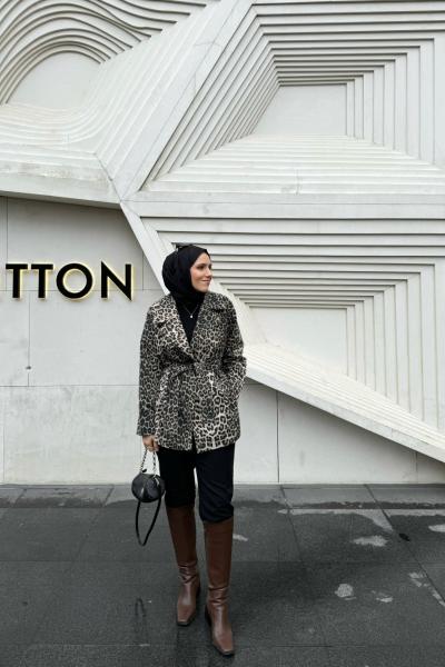 Glamour Ceket Leopar