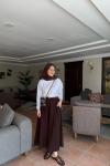 Pantolon Etek Acı Kahve