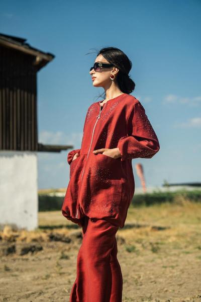 Riva Bomber Takım Bordo