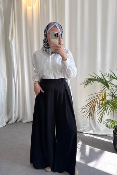 Vela Pantolon Etek Siyah